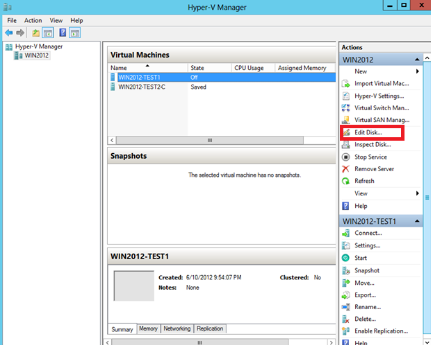 Windows 2012 Server’da Vhd Virtual Diskler Vhdx’e Nasıl Convert Edilir?