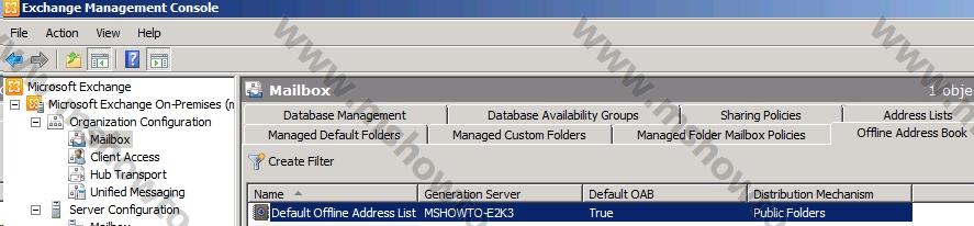 Exchange 2003'ten Exchange 2010'a Geçiş