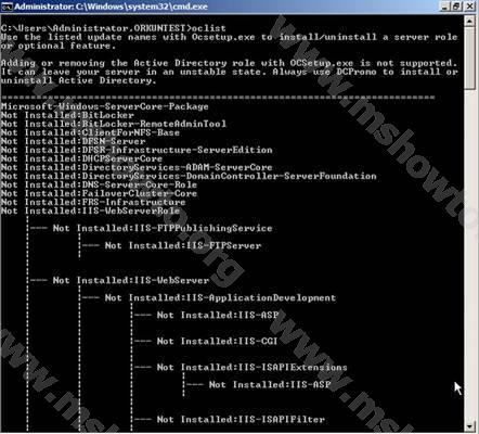 Server 2008 Core Edition