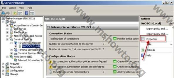 Terminal Services Gateway