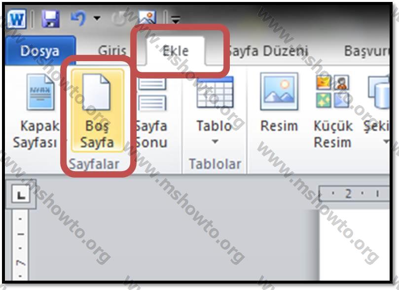 Word Index İçindekiler Nasıl Oluşturulur