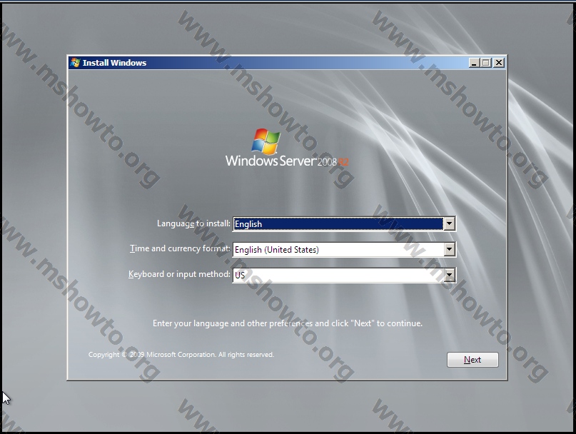 Установка Windows Server 2008 R2 with Service Pack 1 в VirtualBox.