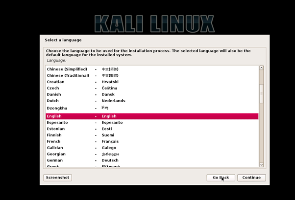 Kali Linux Kurulumu