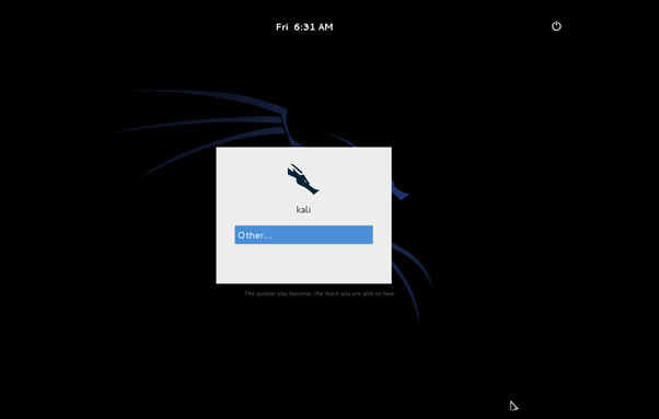 Kali Linux Kurulumu