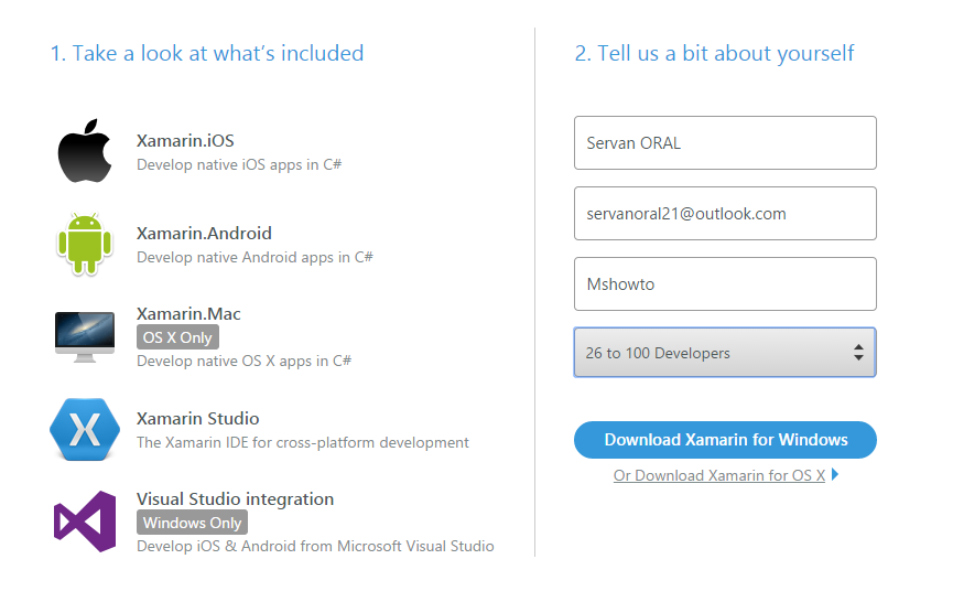 xamarin for visual studio 2013 free download xamarin for visual studio 2013 free download