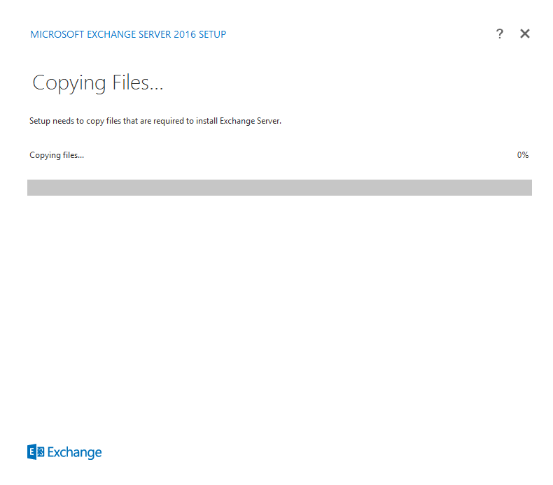 Exchange Server 2016 Kurulumu