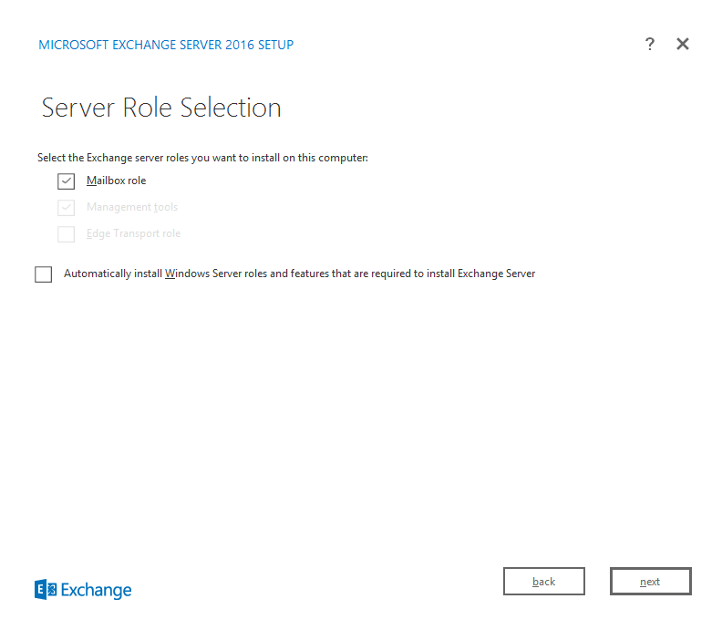 Exchange Server 2016 Kurulumu