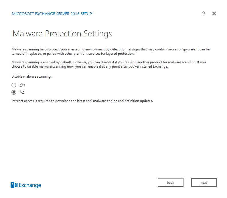 Exchange Server 2016 Kurulumu