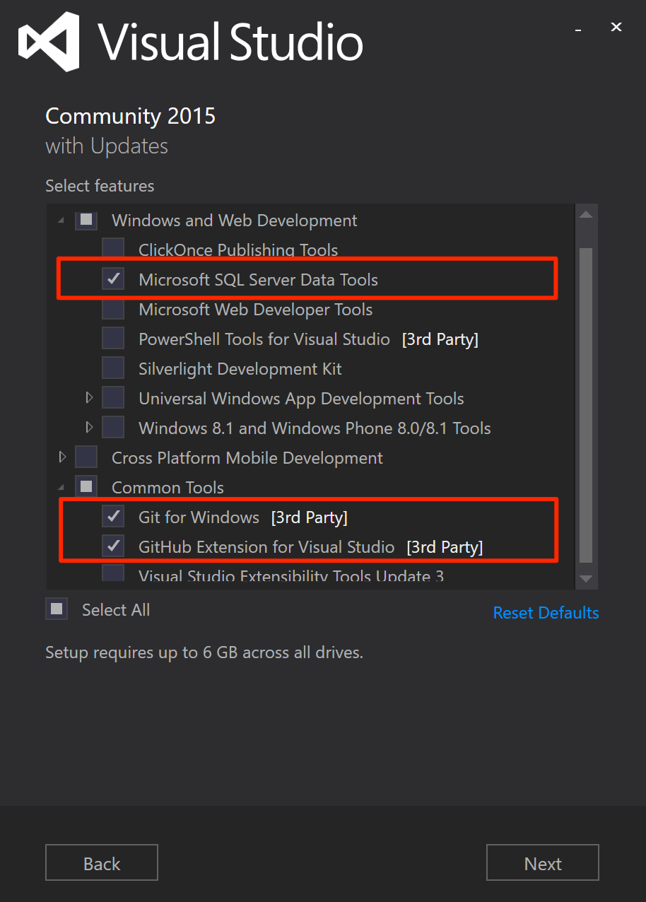Creating Databases with Visual Studio on Linux SQL Server
