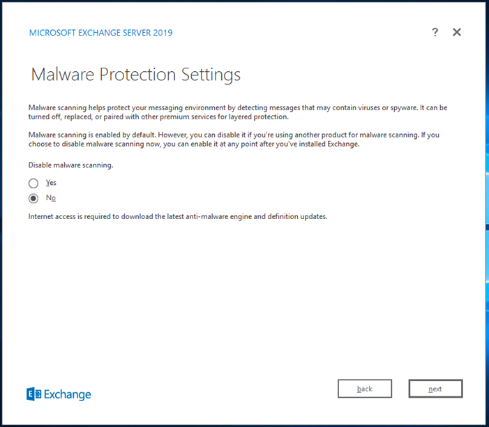 exchange server kurulumu