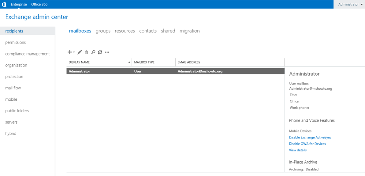 exchange server kurulumu
