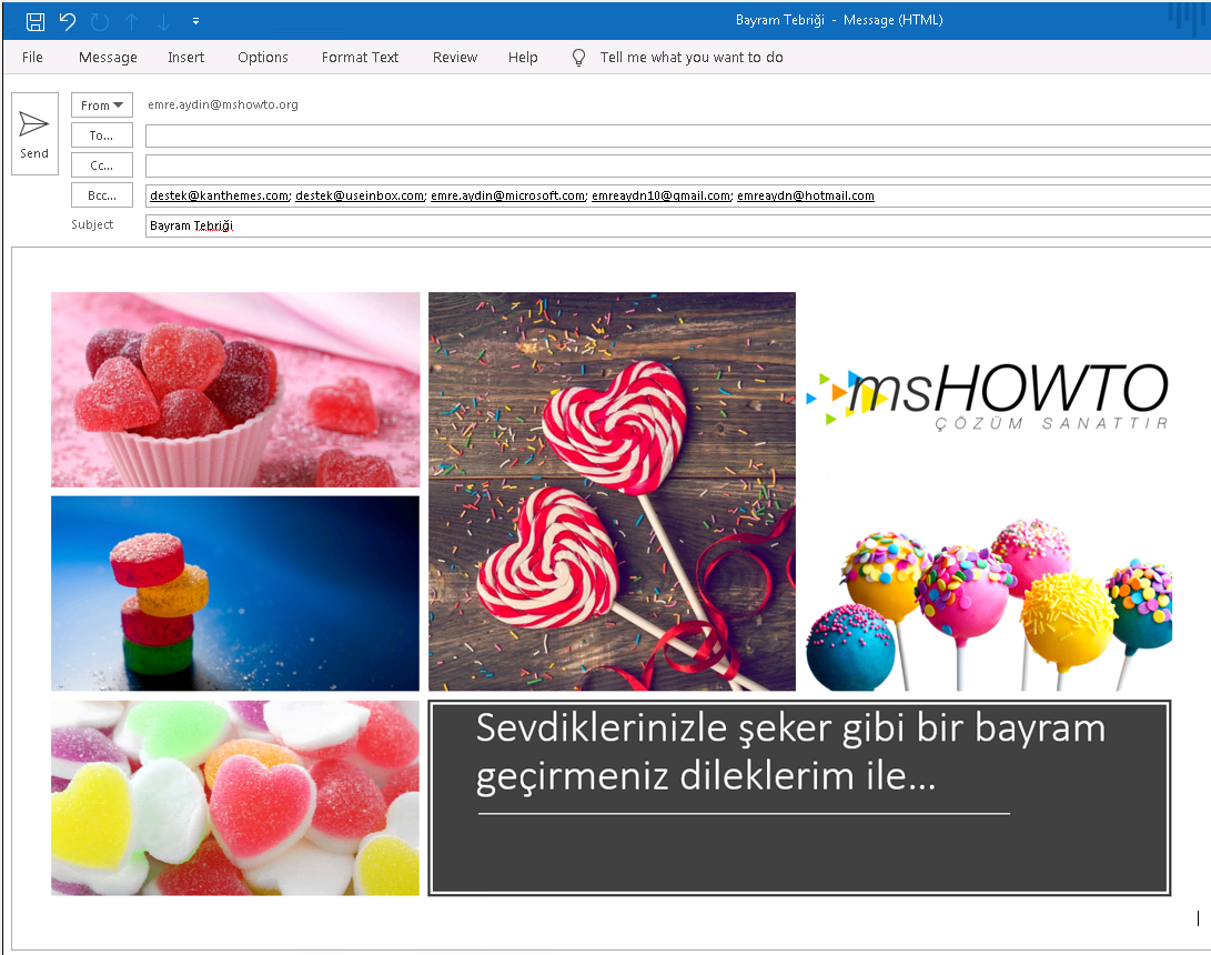 bayram tebrik mesaji