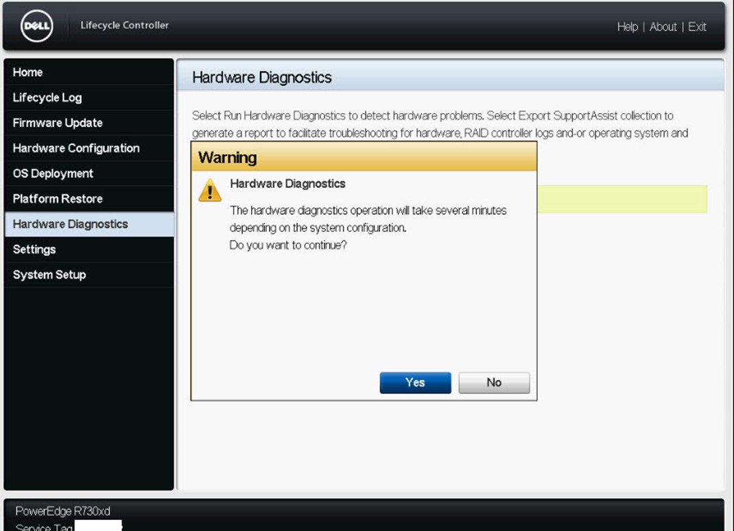 Dell hardware deals diagnostics