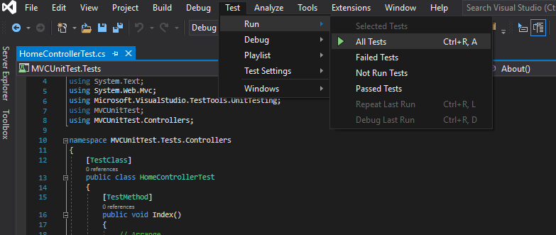 MVC Unit Test