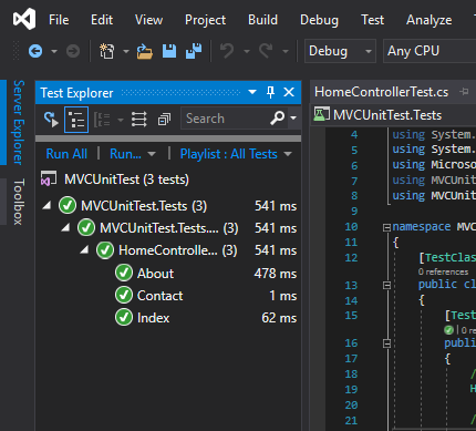 MVC Unit Test