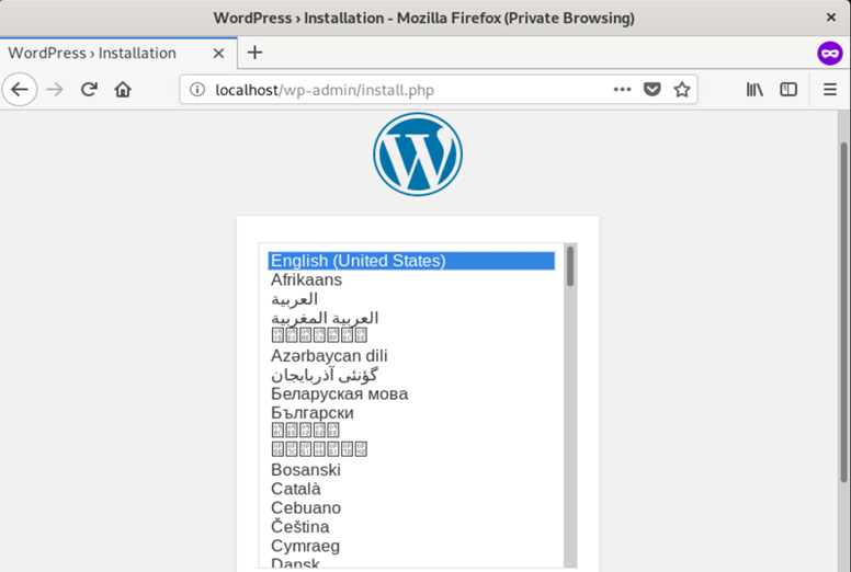 wordpress kurulumu