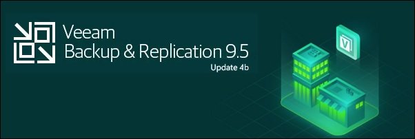 Veeam Backup & Replication 9.5 4b Yükseltme