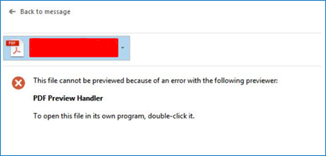 error pdf preview handler windows 7 32 bit