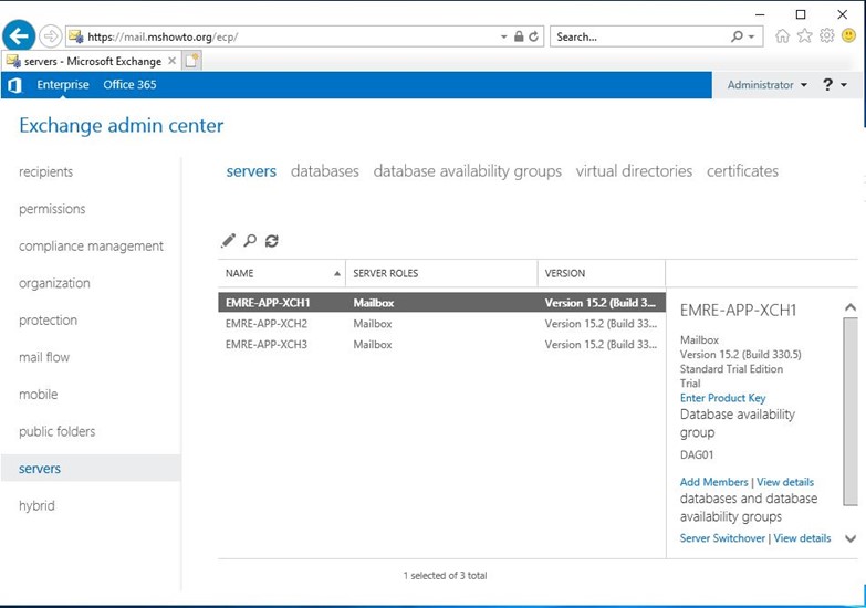 Exchange Server 2019 Kurulumu