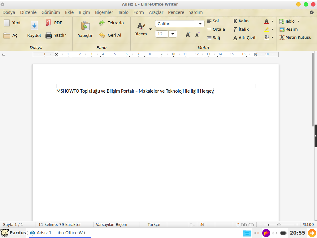Calibri font rendering