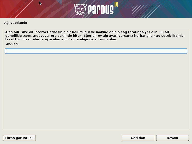 Pardus 19 Kurulumu