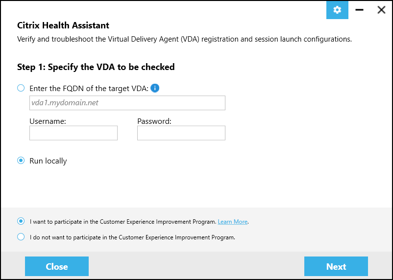 Citrix Health Assistant