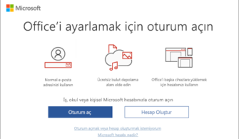 Office Aktivasyon Sorunları