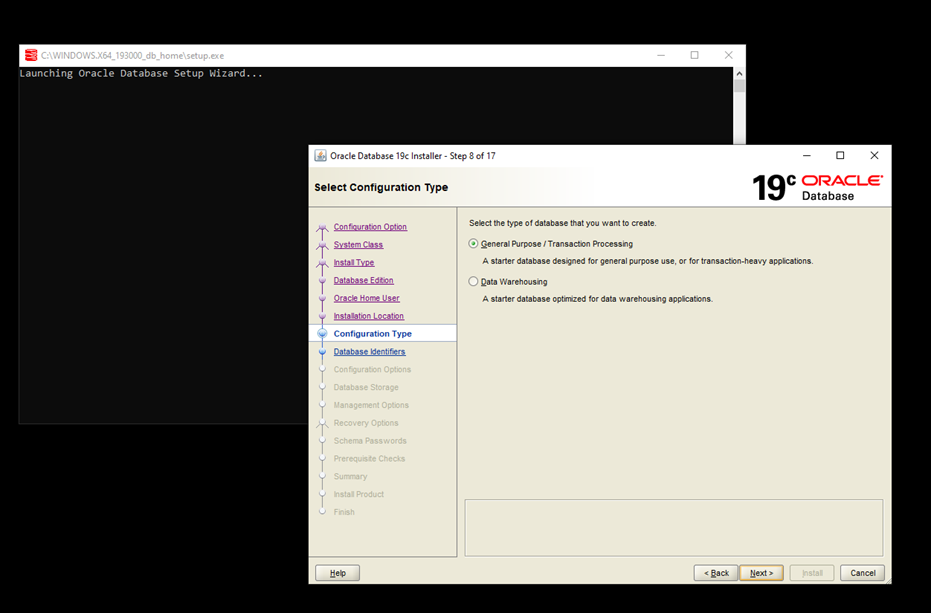 Oracle Database Kurulumu