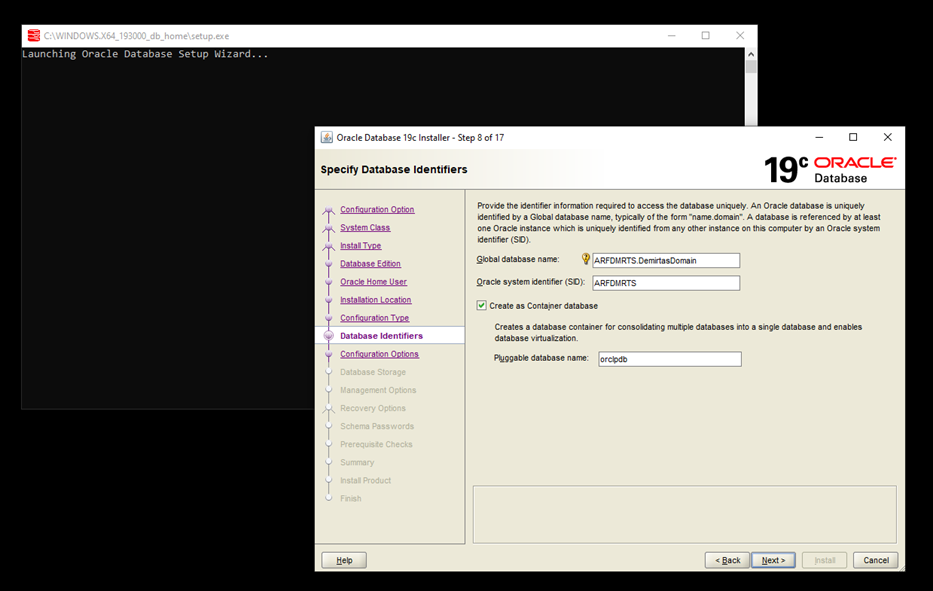 Oracle Database Kurulumu