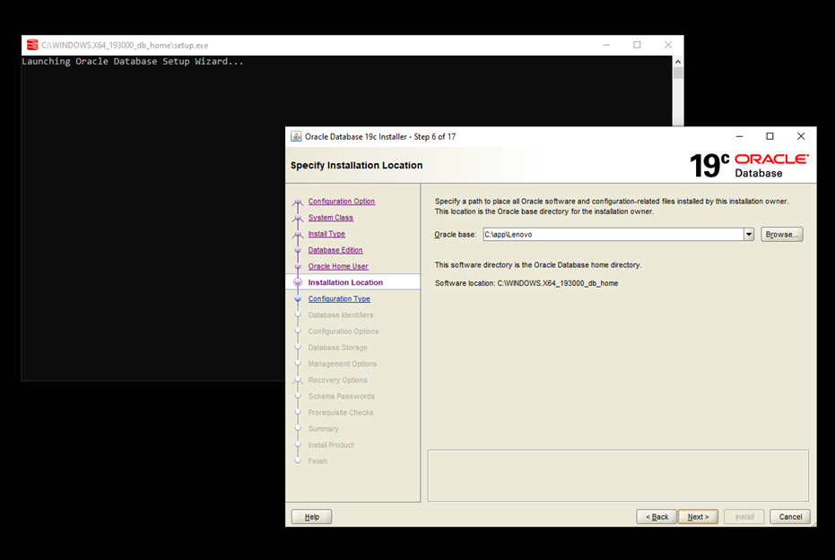Oracle Database Kurulumu