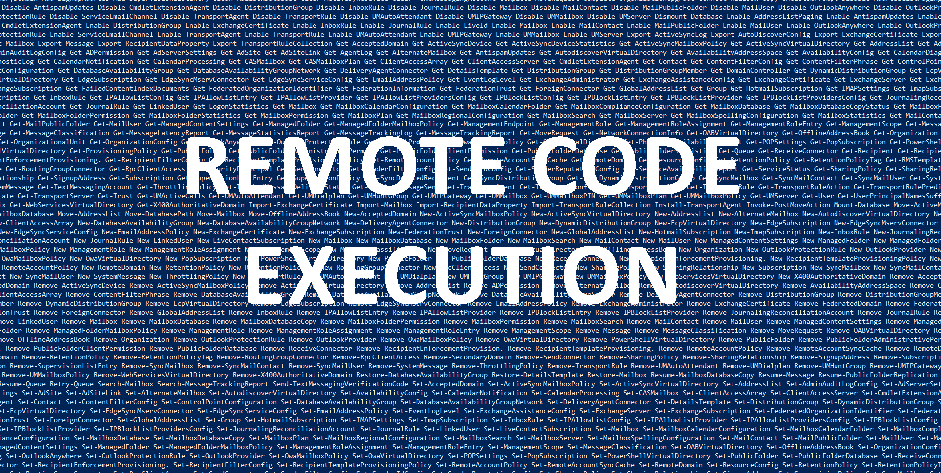 Remote code. Remote code execution.