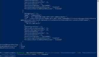 PowerShell ile Azure bastion