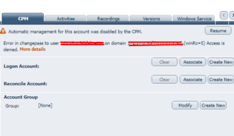 Cyberark’da (winRc=5) Access is Denied Hatası Çözümü