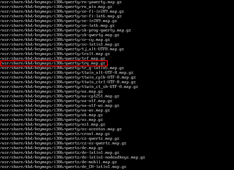 Arch Linux Klavyenin Türkçeleştirilmesi