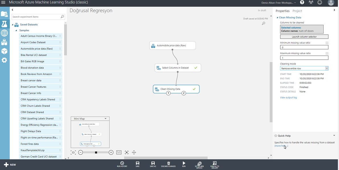 Azure Machine Learning Studio