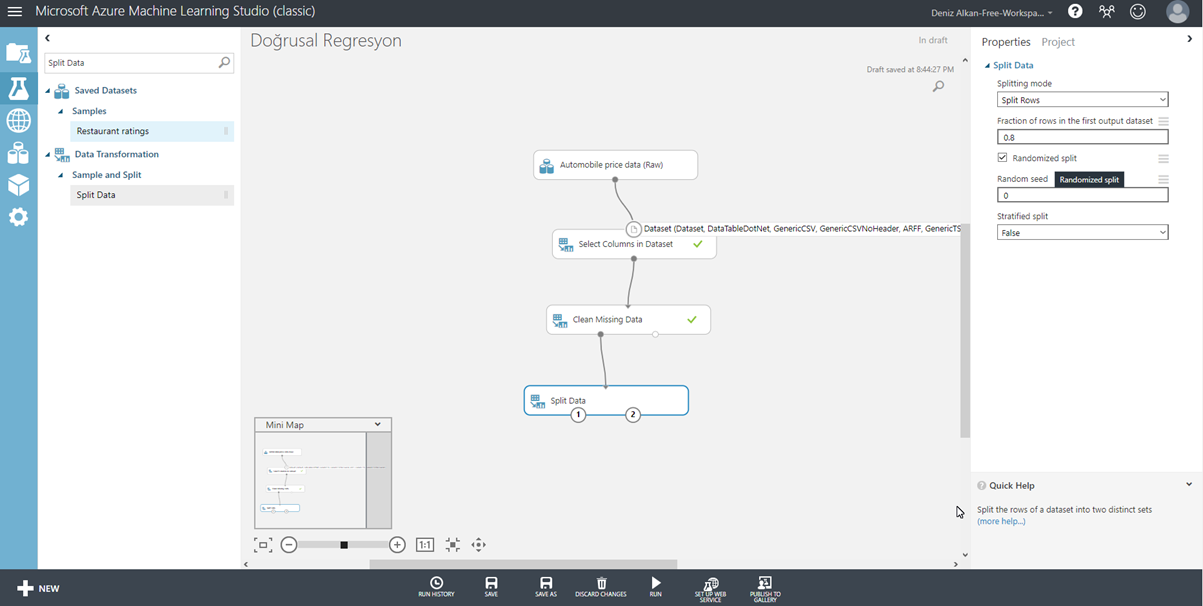 Azure Machine Learning Studio