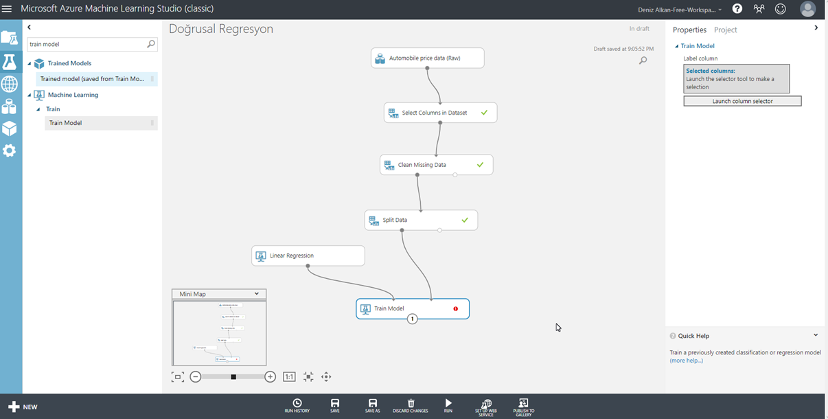 Azure Machine Learning Studio