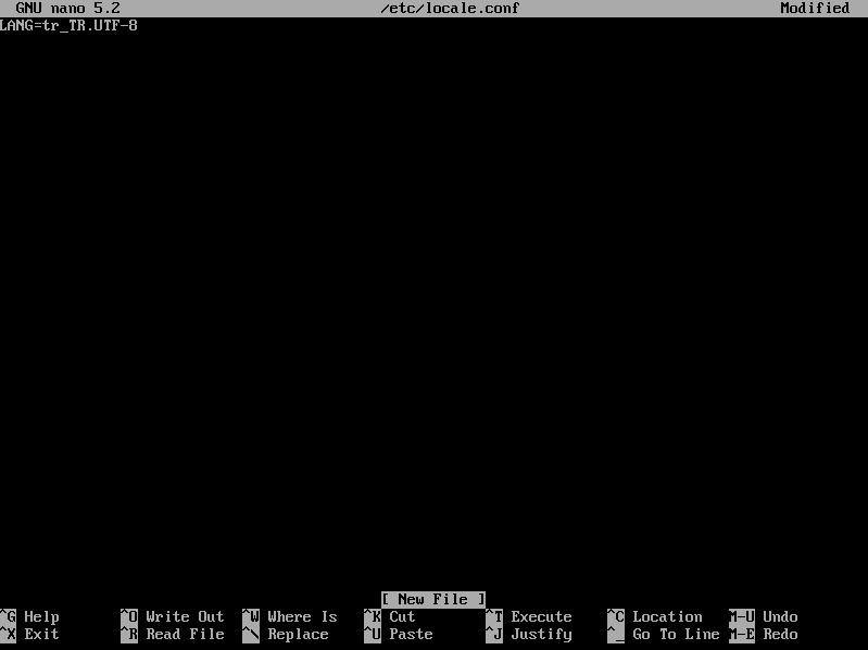 Arch Linux Yerelleştirme Ayarlarının Yapılması
