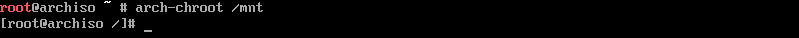 Arch Linux Kök Dizin Değiştirme İşlemi