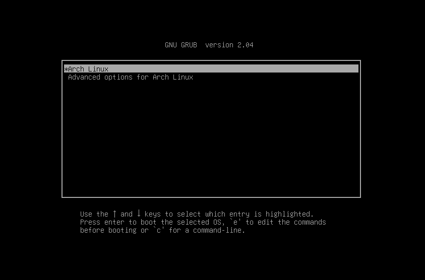 arch linuxta sistemin test edilmesi