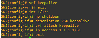 Aruba VSX Konfigürasyonu