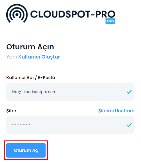 CloudSpotPro_Oturum_ac