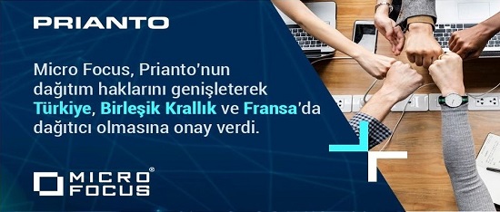 Prianto, Micro Focus’un Türkiye Distribütörü Oldu