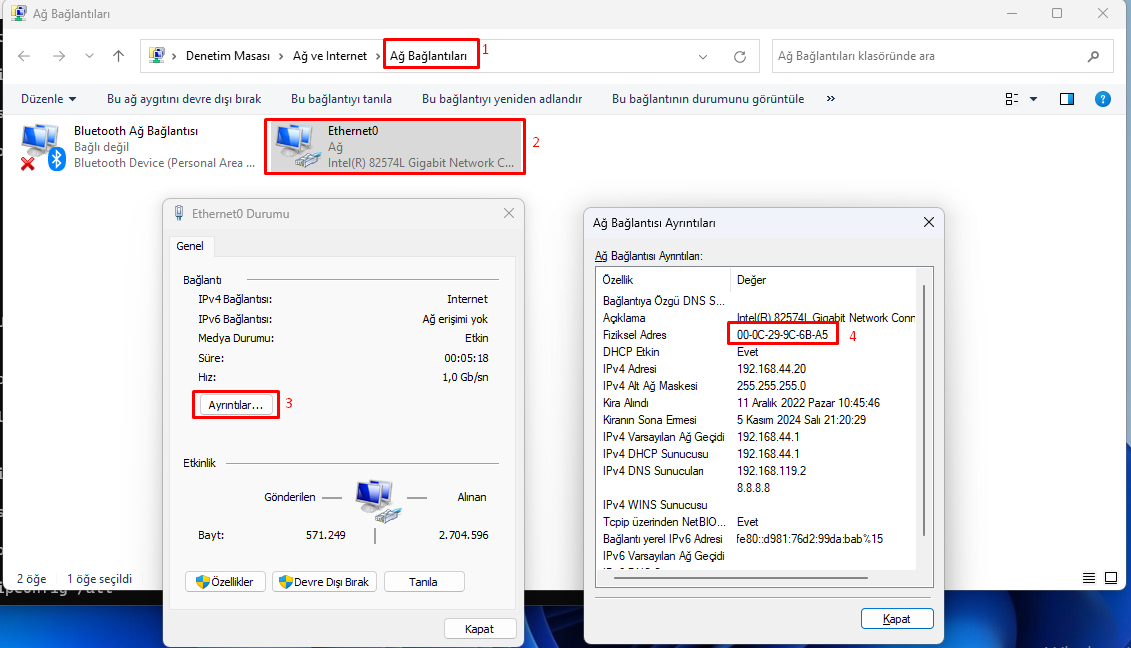 Palo Alto IP-MAC Eşleşmesi