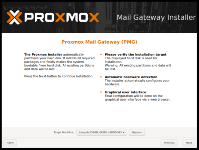 Proxmox Mail Gateway