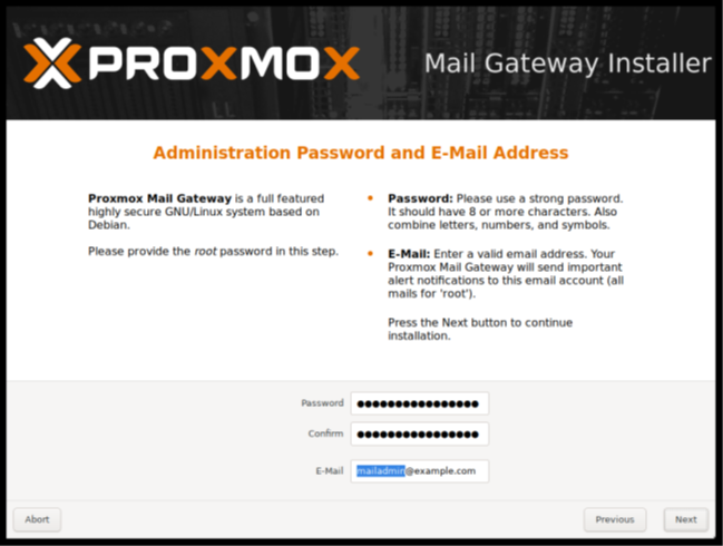 Proxmox Mail Gateway