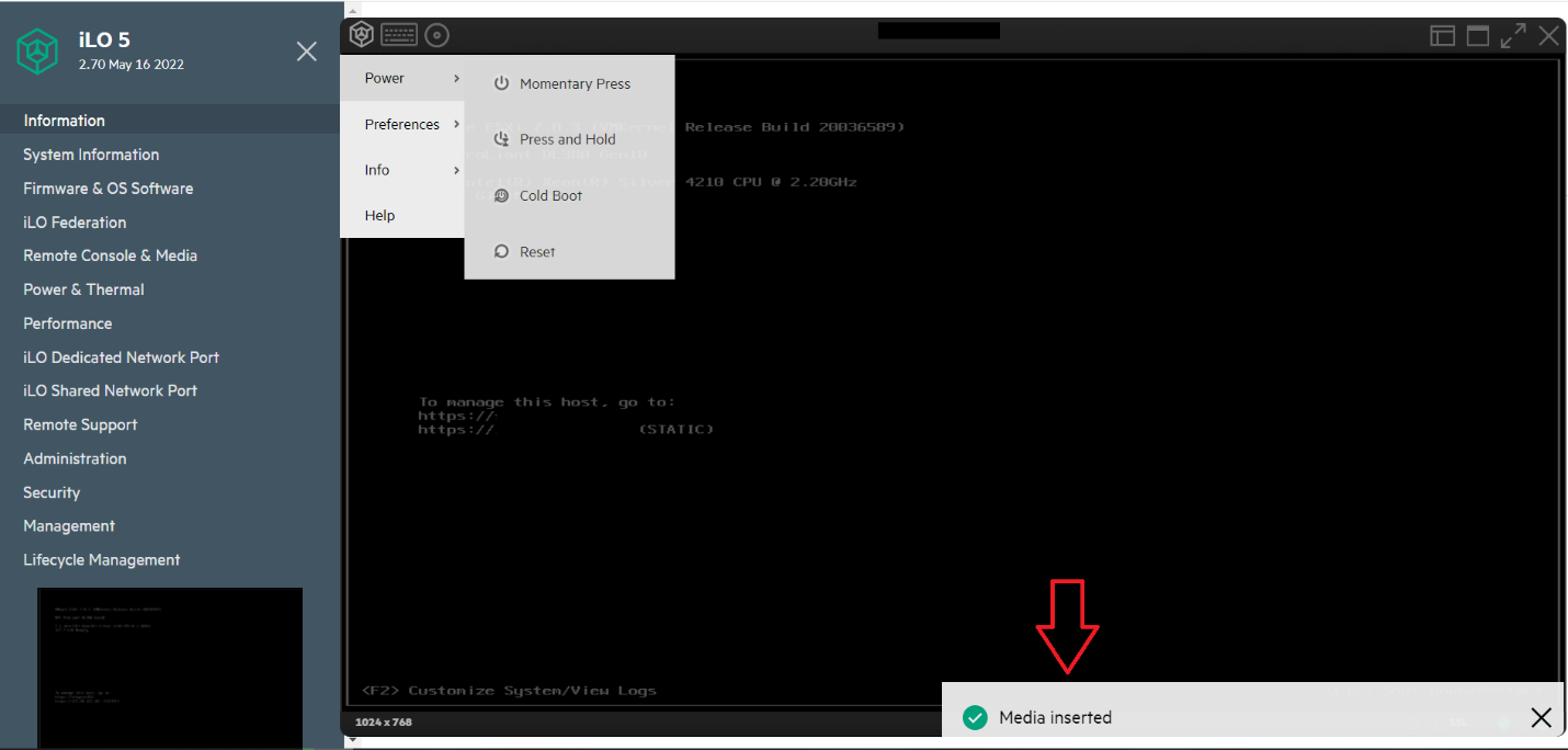 HP DL380 Firmware Update