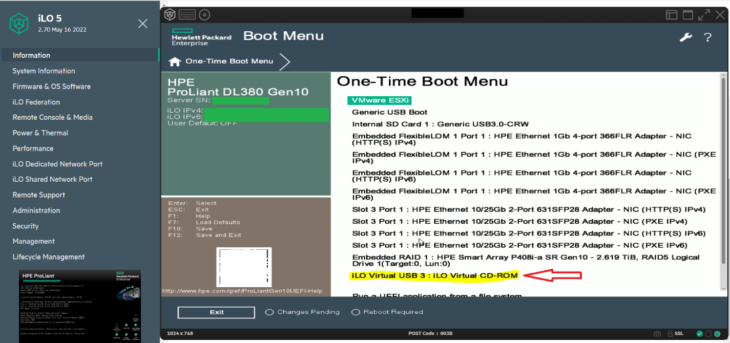 HP DL380 Firmware Update