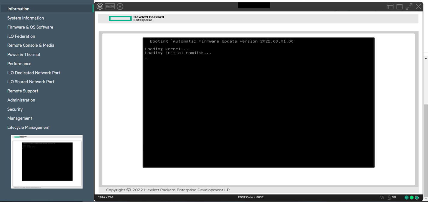 HP DL380 Firmware Update