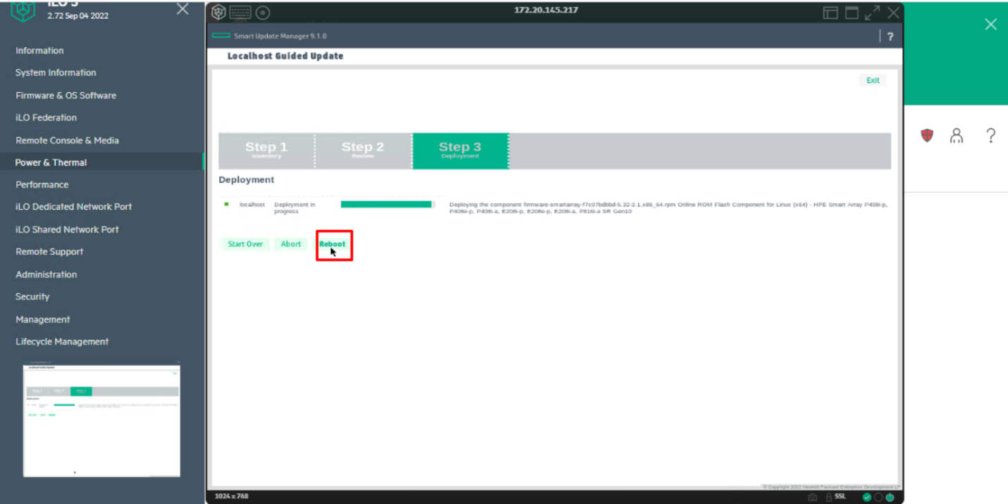 HP DL380 Firmware Update